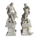 Garden Marble statue in Beige Travertine - Image 3