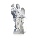 Marble Sculpture White Marble Angel with Holy Sponge