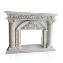 Custom Marble Fireplace 52" Tall