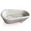 White Onyx Stone Oval Trough 70.87" Long