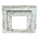 Marble fireplace surround Italian Arabescato