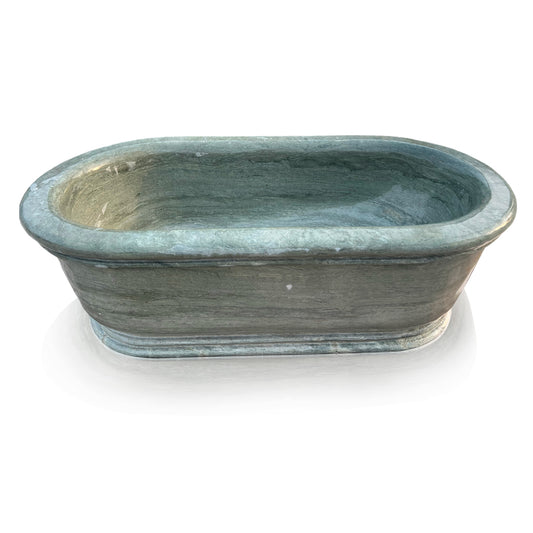 Ice Green Marble Stone Freestanding Tub