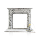Modern Marble Fireplace 48" Tall