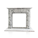 Modern Marble Fireplace 48" Tall