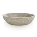 Freestanding Marble Tub | Beige Travertine Deep Oval 70.87" Long