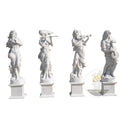 Four season goddess Garden Statue in White marble - Image 3