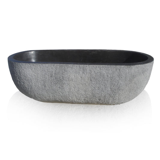 Black Limestone Unique Tub