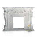 White Fireplace Marble 51" Tall