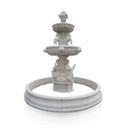 نافورة حديقة من طبقتين