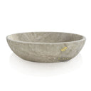 Freestanding Marble Tub | Beige Travertine Deep Oval 70.87" Long