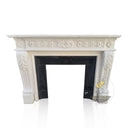 Marble Fireplace Elegant Neoclassical 42" Tall