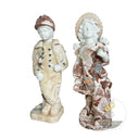 Garden Marble statue for sale in white marble + yellow onyx - Image 3