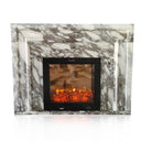 Arabescato Marble Fireplace