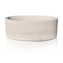 White Marble bathtub with natural cloudline