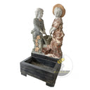 statue fountain in Red marble + White Marble + Black limestone - Image 3