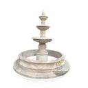 نافورة حديقة من طبقتين