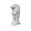 Lion Fish Fountain White Marble Mythical Guardian