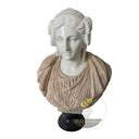 Custom Marble Bust in Beige marble + white marble - Image 5