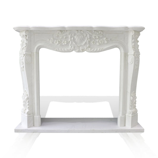Solid Marble Fireplace Surround