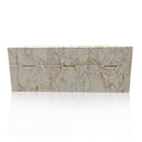 Floating Marble Vanity with custom drawers