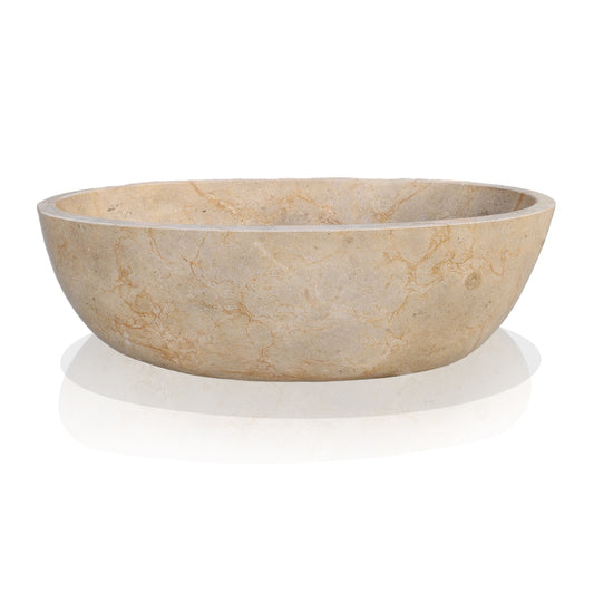 Versailles Sand Beige Marble Tub