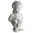 Marble Bust Sculpture in white marble - Image 3