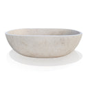 Limestone Bathtub - Modern freestanding natural stone beige bathtub