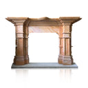 Marble Fireplace Mantel Neoclassical Style Terra Imperialis