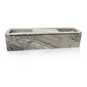 Floating Marble Vanity with custom drawers
