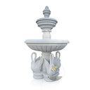 Large Bird Bath Fountain  82.6" Height with Swan statue