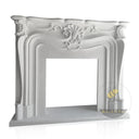 Marble Around Fireplace 50" Tall