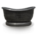 Custom Limestone Tub with Pedestal