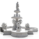 Extra Large Outdoor Water Fountains with Mythical Creatures 236" Tall
