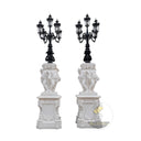 Lampadaire extérieur en marbre