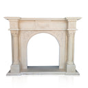Marble Hearth - Spanish Beige Marble 45" Tall