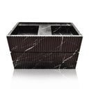 Black Marble Vanity Tops With Custom Drawer Nero Marquina