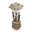 نافورة حديقة من طبقتين