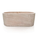 Luxury Custom Bathtub Semi-Transparent Travertine