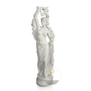 White Marble Statue White Marble Floral Garden Goddess Flora