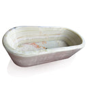 White Onyx Stone Oval Trough 70.87" Long