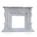 Large Marble Fireplace Surround 61" Tall
