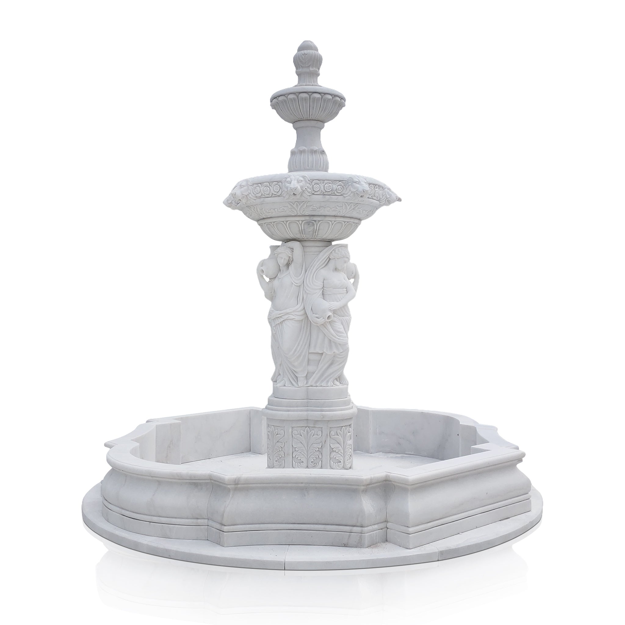 Fontaine de jardin à 2 niveaux – Marblebee