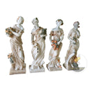 Garden Marble statue for sale in white marble + yellow onyx - Image 3