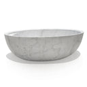 Luxury Bathtub with Wine Holder Arabescato Marble