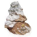 Koi and Waves Stone Carving