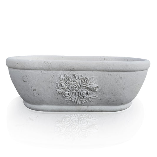 Moonlight Beige Limestone Bathtub