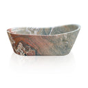 Unique Marble Bathtub Verde Rosato Imperiale