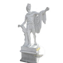 Marble sculpture for sale of Greek Hero Figure in White Marble