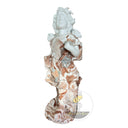 Garden Marble statue for sale in white marble + yellow onyx - Image 4