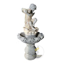 fountain sculpture in Red marble + White Marble - Image 4